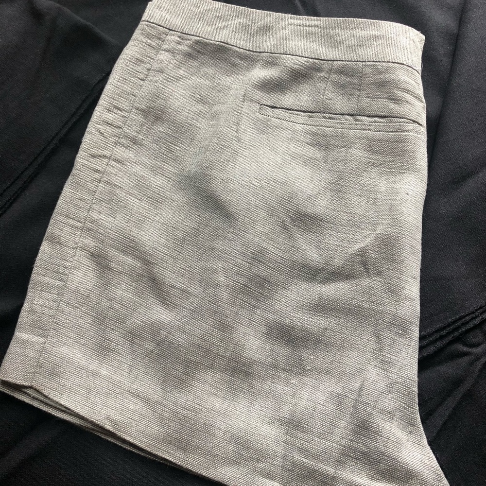 LANDS’ END Metallic Linen Blend Short- 14